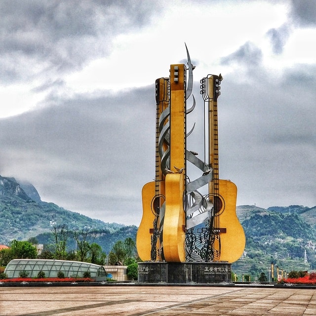 sky-transport-guitar-plucked-string-instruments-string-instrument 图片素材