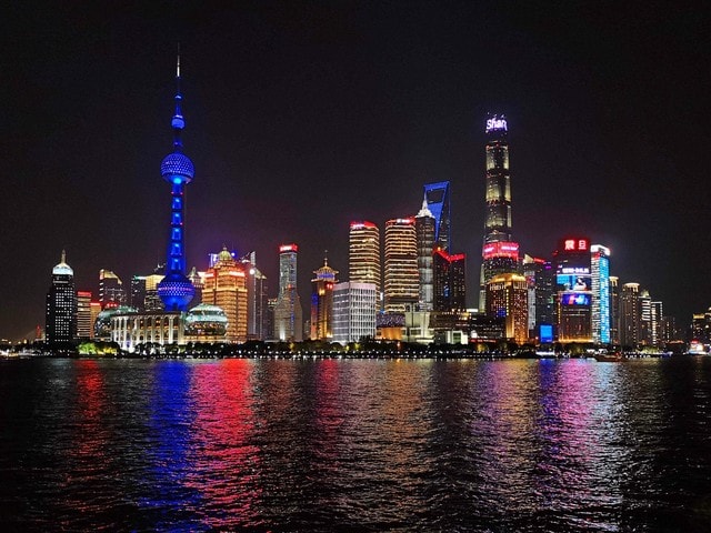 night-shanghai picture material