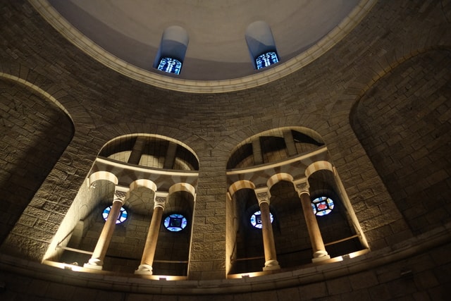 dormition-church-blue-architecture-ceiling-building 图片素材