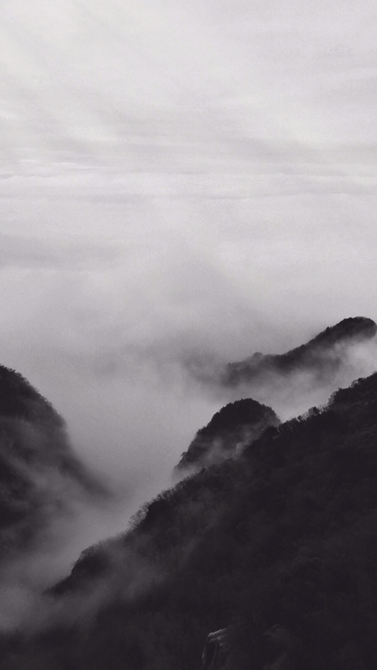 sky-fog-cloud-mountain-landscape picture material