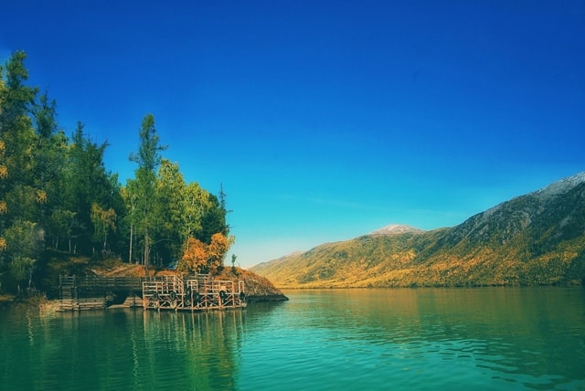 nature-lake-water-sky-reflection picture material