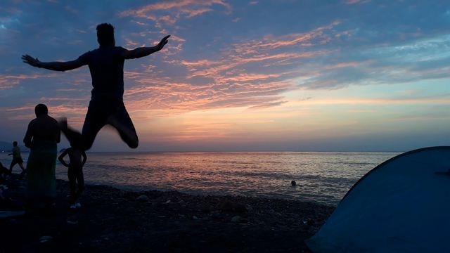 travel-sky-sea-sunrise-horizon picture material