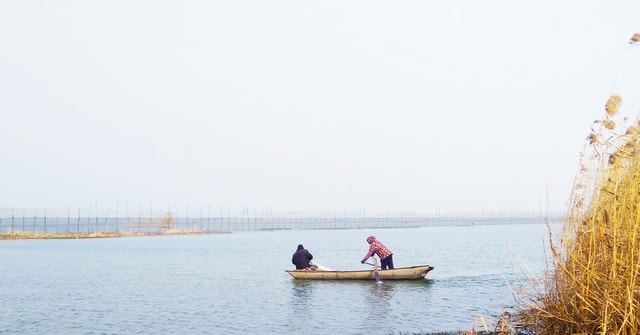 water-waterway-sky-calm-lake 图片素材