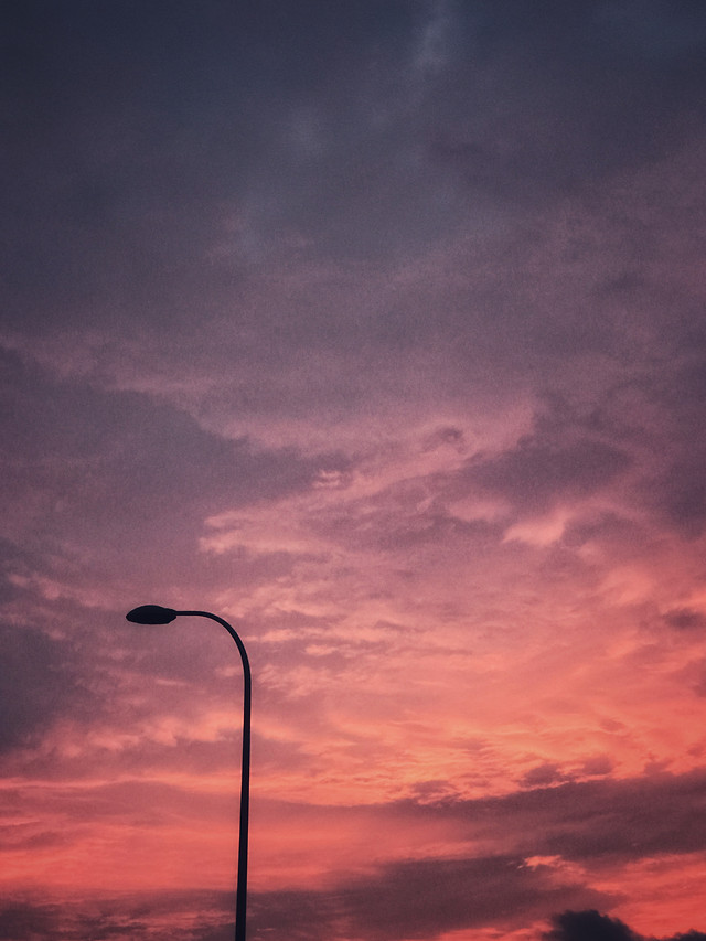 sky-cloud-sunset-dusk-evening 图片素材