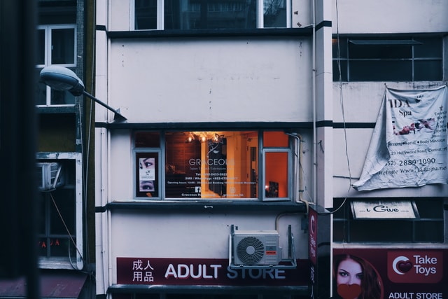 hong-kong-window-urban-area-building-architecture 图片素材