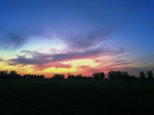 sunset-landscape-dawn-sky-sun 图片素材