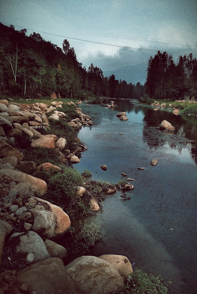 water-nature-river-sky-tree 图片素材