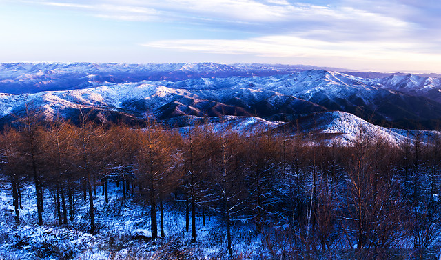 snow-winter-sky-nature-mountain picture material