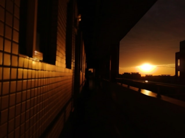 light-architecture-sunset-evening-sunrise picture material