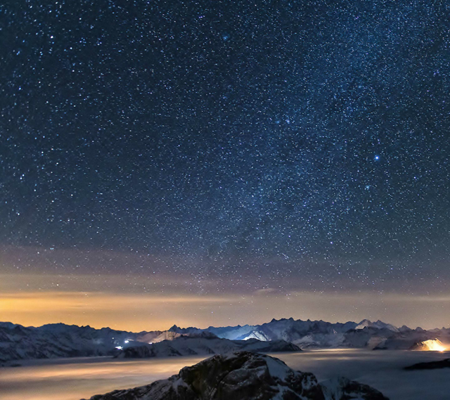 moon-snow-sky-astronomy-winter picture material