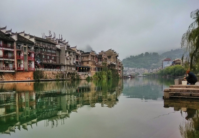 垂钓者 图片素材