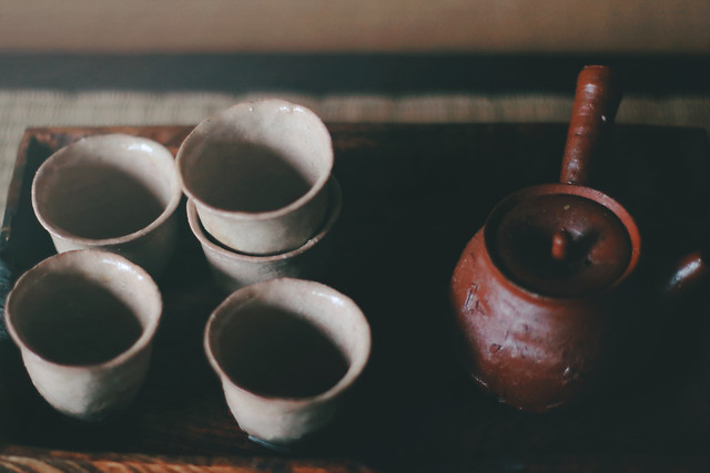 no-person-pottery-cup-drink-container 图片素材