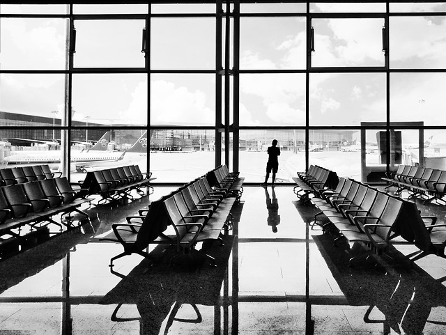 chair-airport-travel-monochrome-seat 图片素材