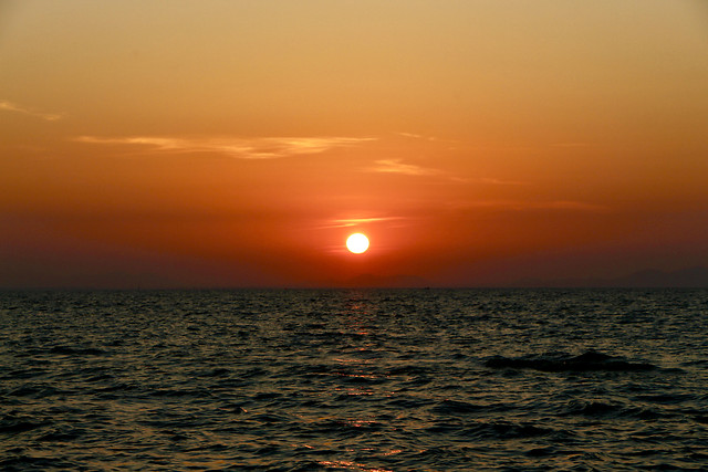sunset-sun-dawn-water-evening 图片素材
