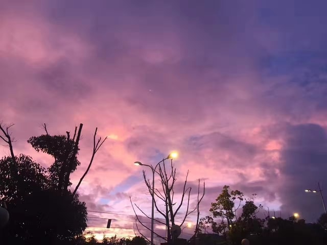 sky-dawn-dusk-sunset-evening 图片素材