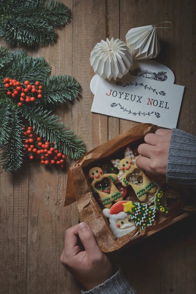 christmas-home-icing-cream-still-life-biscuits picture material