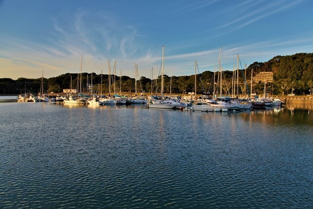 marina-water-reflection-harbor-waterway 图片素材