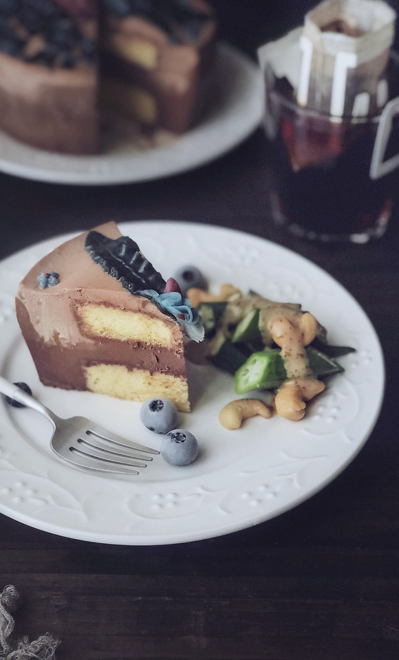 food-no-person-plate-chocolate-cake 图片素材