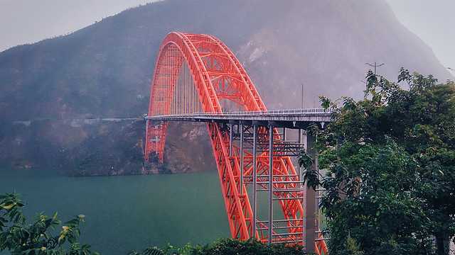 no-person-water-bridge-travel-architecture 图片素材