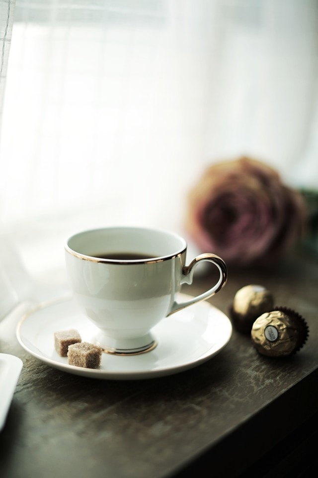 cup-coffee-afternoon-tea-teacup-saucer 图片素材