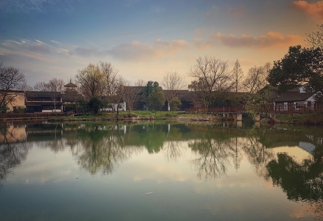 reflection-sky-body-of-water-water-nature 图片素材