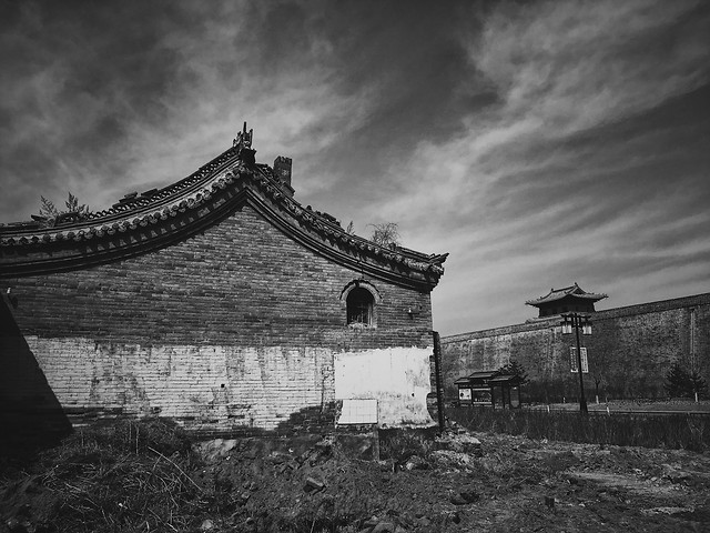 no-person-sky-cloud-architecture-black-and-white picture material