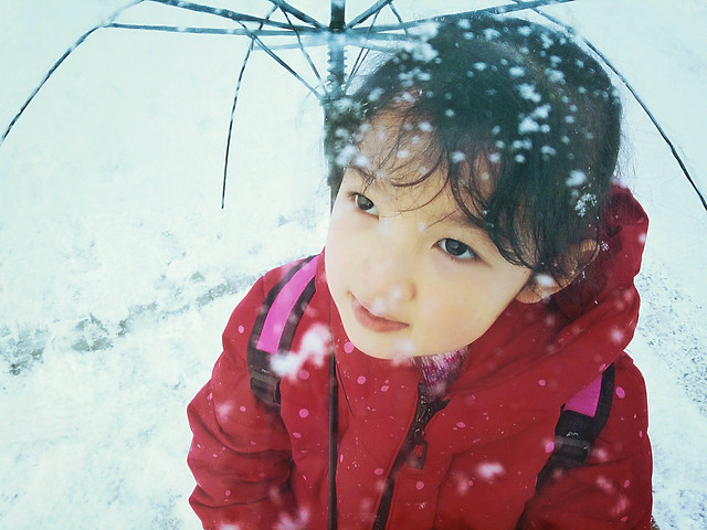 winter-snow-cold-child-face 图片素材