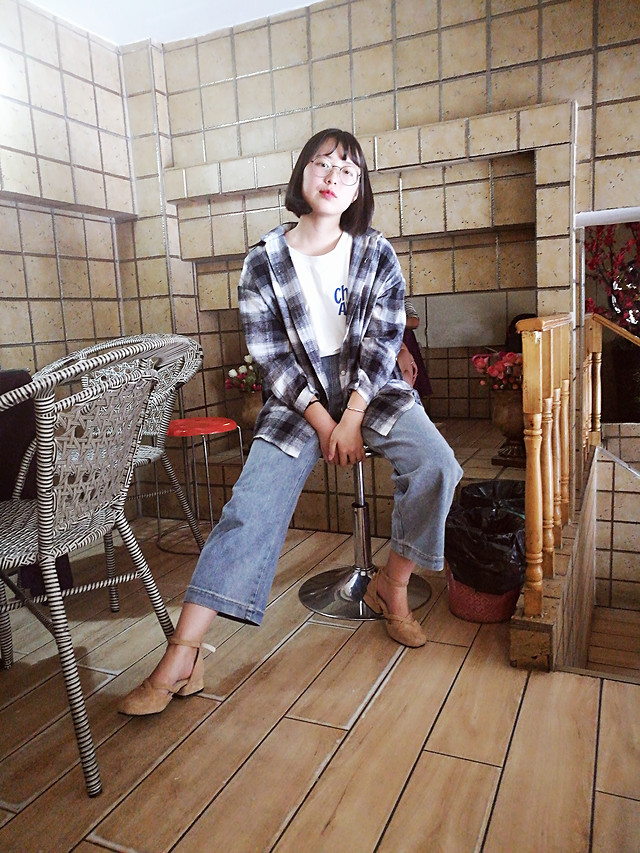 people-indoors-adult-one-footwear picture material