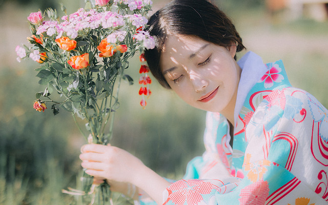 flower-woman-girl-people-beautiful 图片素材