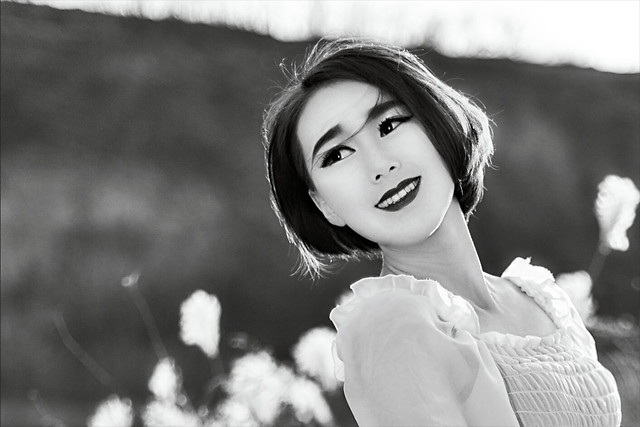 portrait-monochrome-people-girl-model 图片素材