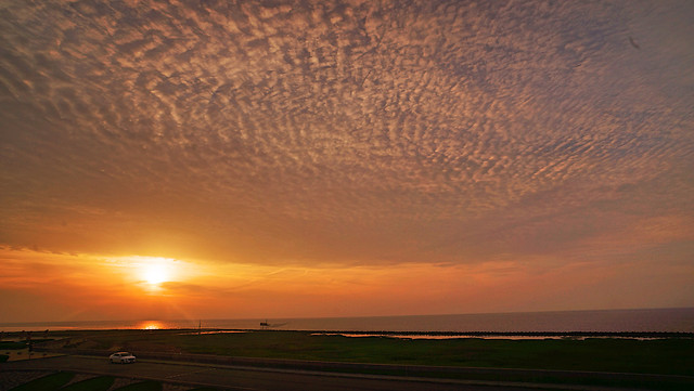 sky-sunset-dawn-evening-dusk picture material