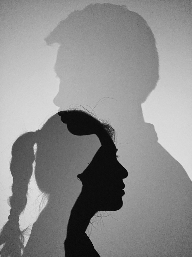 silhouette-monochrome-shadow-people-one 图片素材