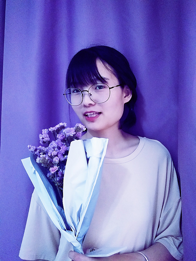 fashion-people-woman-portrait-purple 图片素材