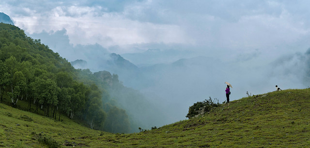 landscape-fog-mountain-travel-daylight picture material