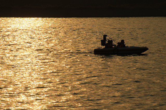 water-sunset-watercraft-sea-ocean picture material