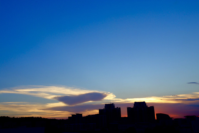 sunset-no-person-sky-dawn-moon 图片素材