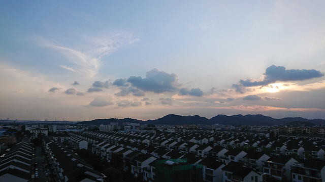 no-person-sky-city-travel-cloud picture material