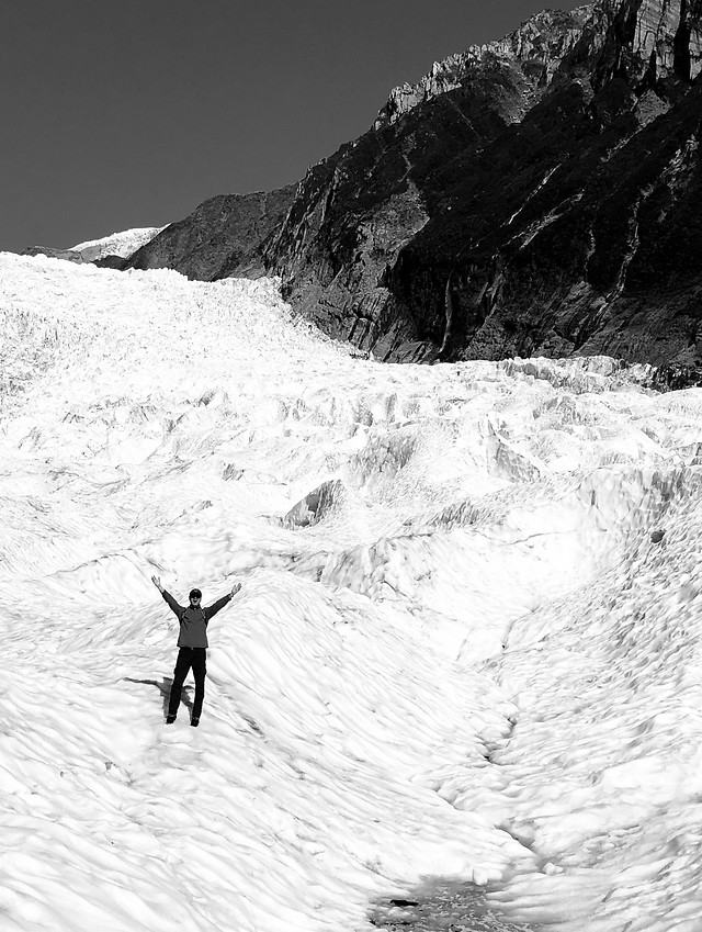 冰川漫步 图片素材