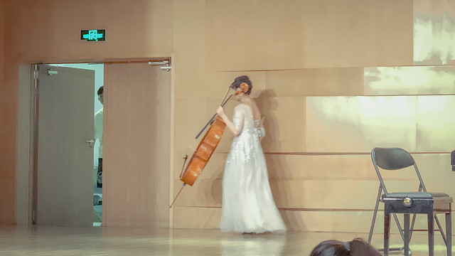 photograph-woman-indoors-gown-room 图片素材