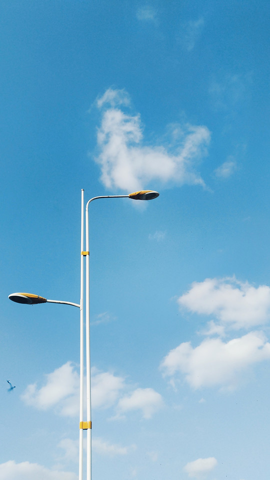 sky-wind-blue-sky-small-fresh-pole picture material