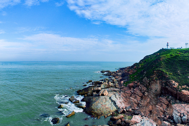 sea-sky-water-ocean-rock 图片素材