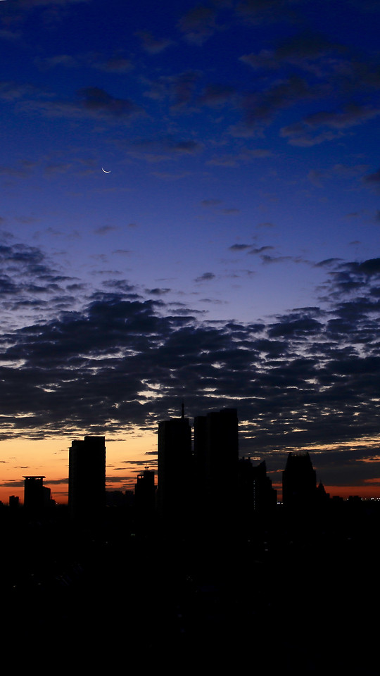 sky-dawn-sunset-skyline-dusk picture material