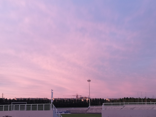 playground-under-the-sunset picture material