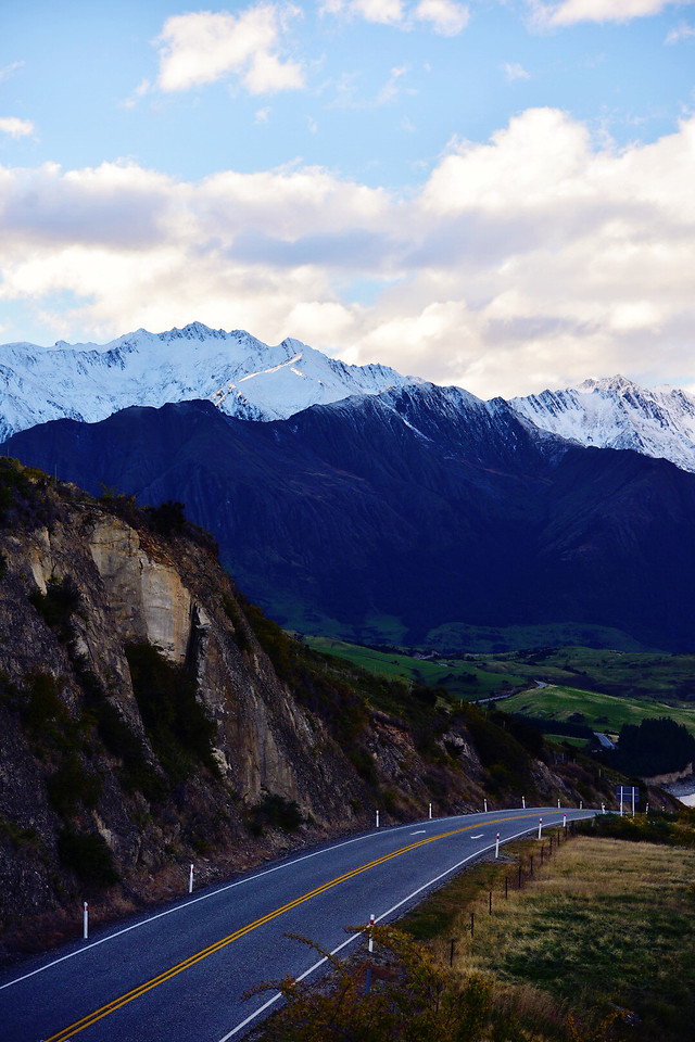 mountain-sky-road-nature-landscape picture material