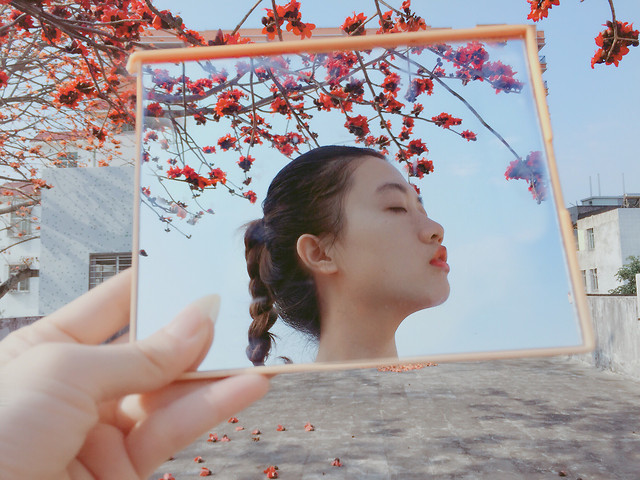 flower-girl-people-child-red 图片素材