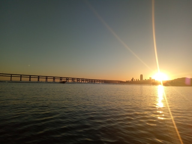 water-sea-sunset-sky-sun 图片素材