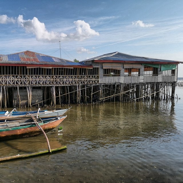 water-sky-reflection-pier-sea picture material