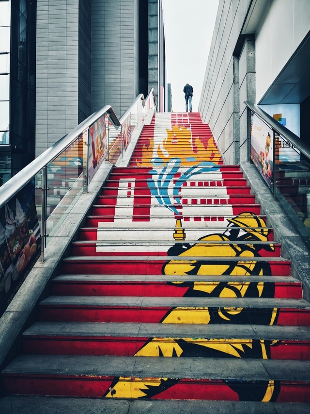 building-line-city-step-no-person 图片素材