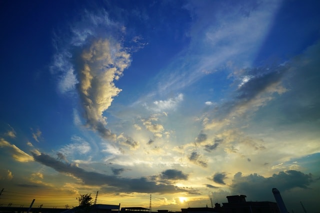 sky-dawn-sunset-evening-dusk 图片素材