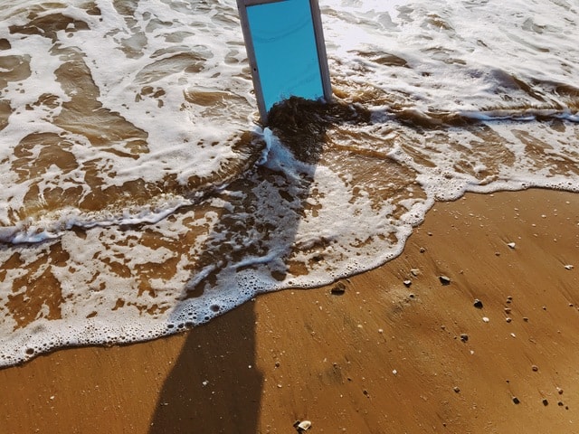 water-sand-beach-wave-blue picture material